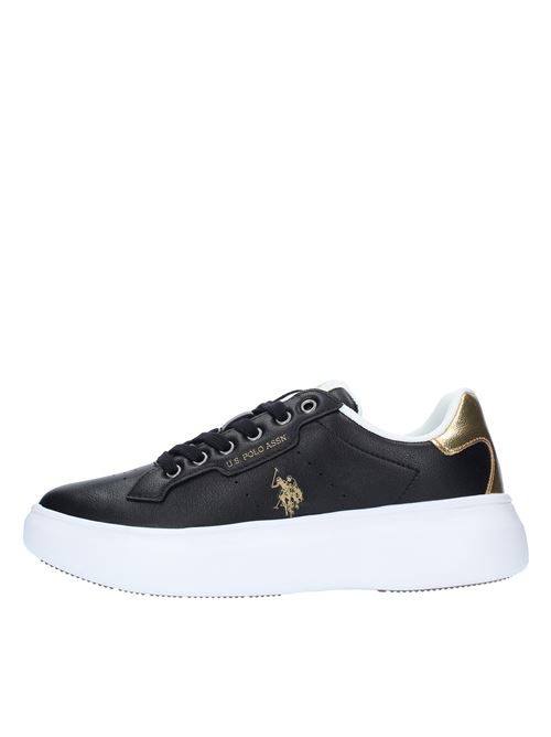 Sneakers in ecopelle U.S. POLO ASSN. | JEWEL4029S1/Y2BLK-GOLD